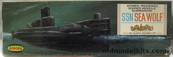 Aurora 1/242 Atomic Powered Guided Missile Submarine SSN Sea Wolf, 706-130 plastic model kit